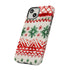 Watercolor Study of Christmas Patterns - Impact Resistant Phone Case